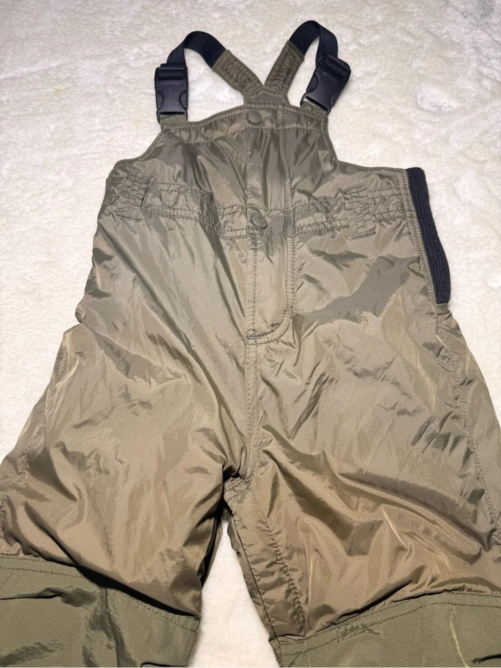 Baby Gap Toddler Snow Bibs Ski Suit Pants green insulated size 3 years